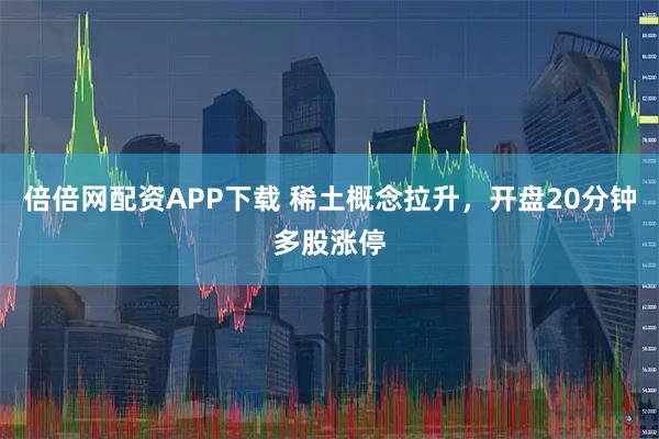 倍倍网配资APP下载 稀土概念拉升，开盘20分钟多股涨停